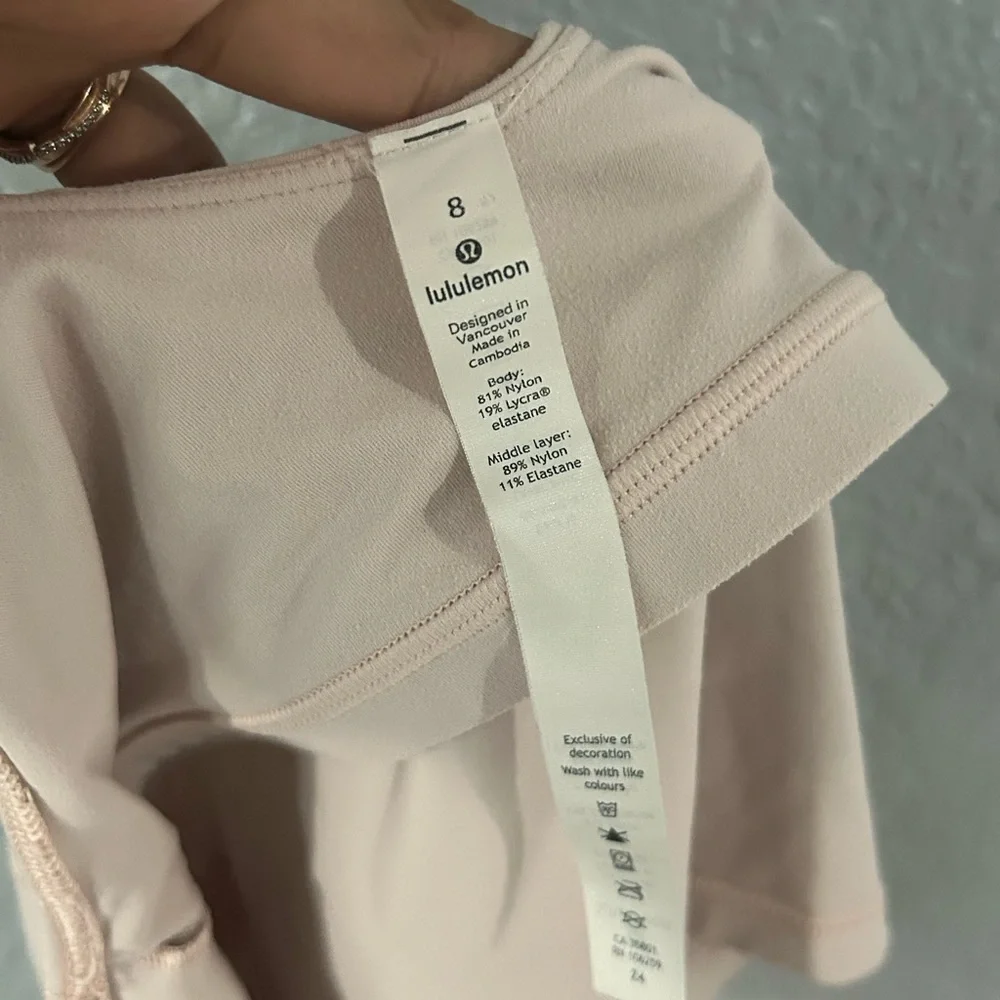 Lululemon Align Light Pink/Cream Tank Top - Picture 4 of 8